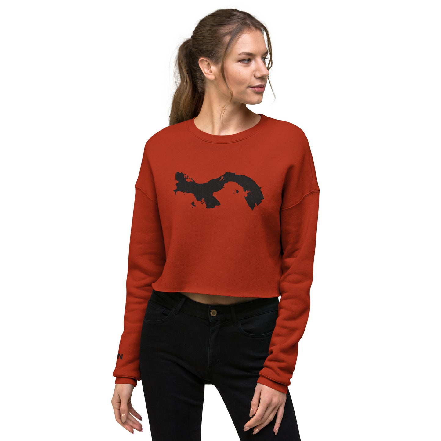 Panama Crop Sweatshirt (Embroidered)
