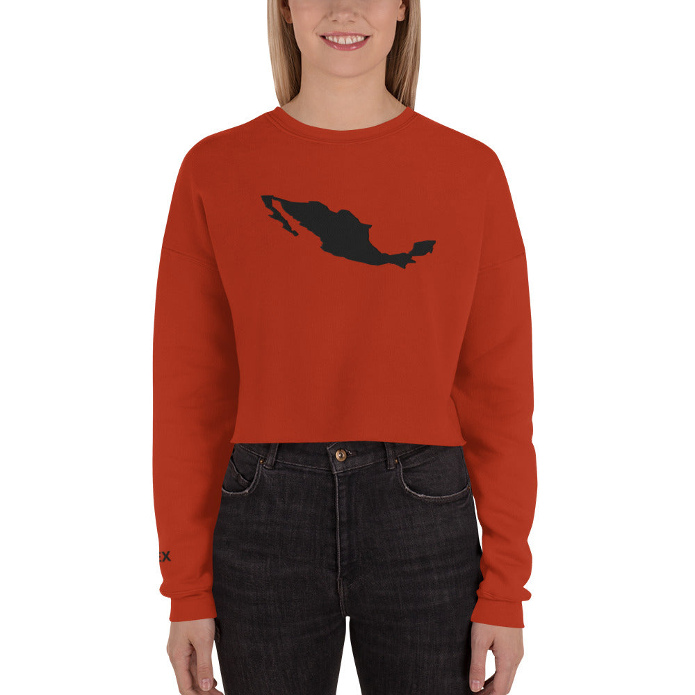 Mexico Crop Sweatshirt (Embroidered)