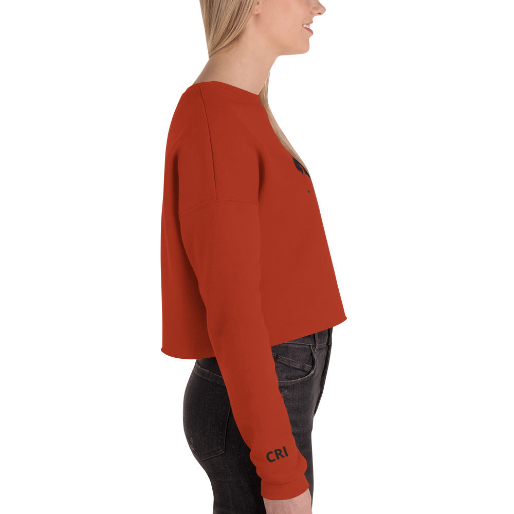 Costa Rica Crop Sweatshirt (Embroidered)