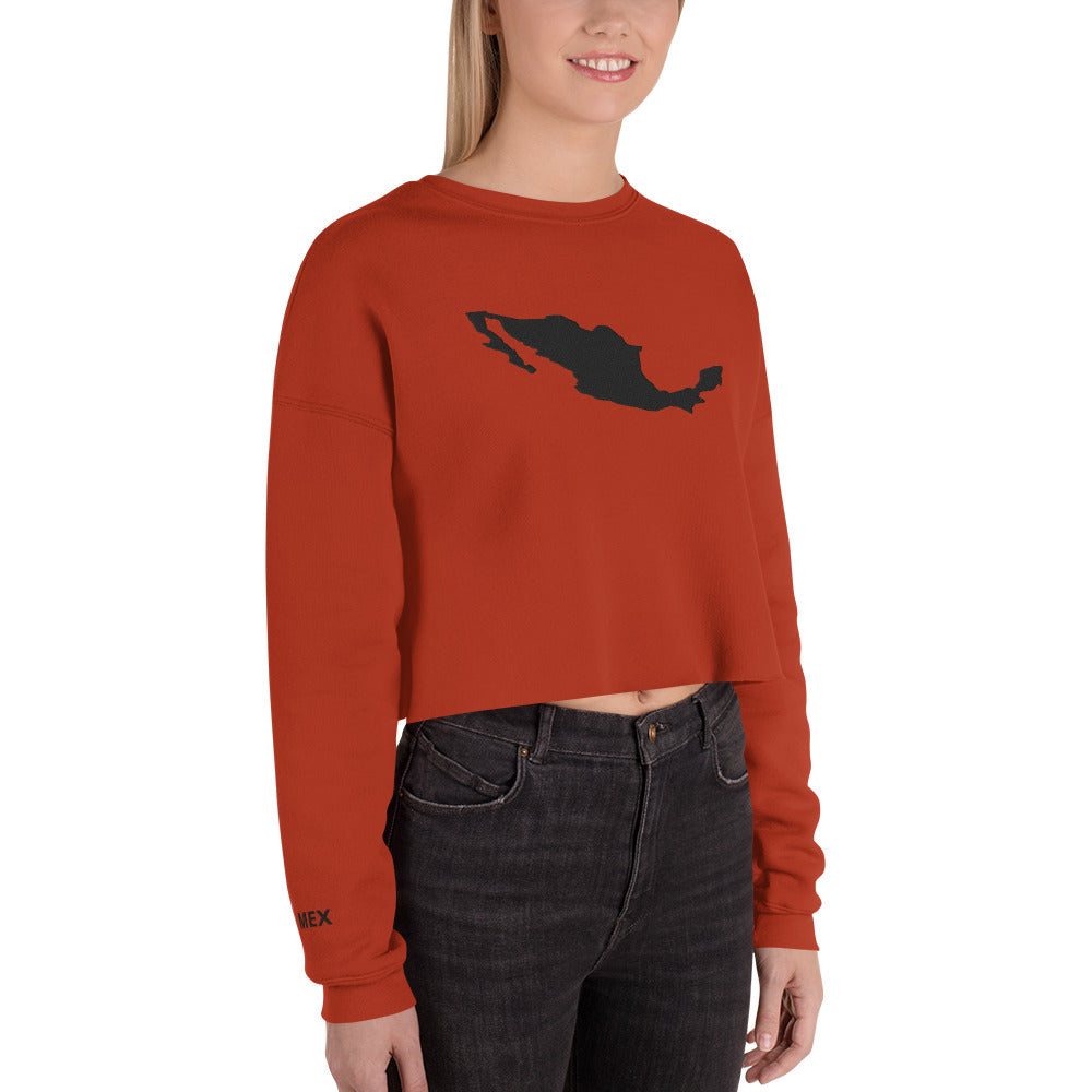 Mexico Crop Sweatshirt (Embroidered)