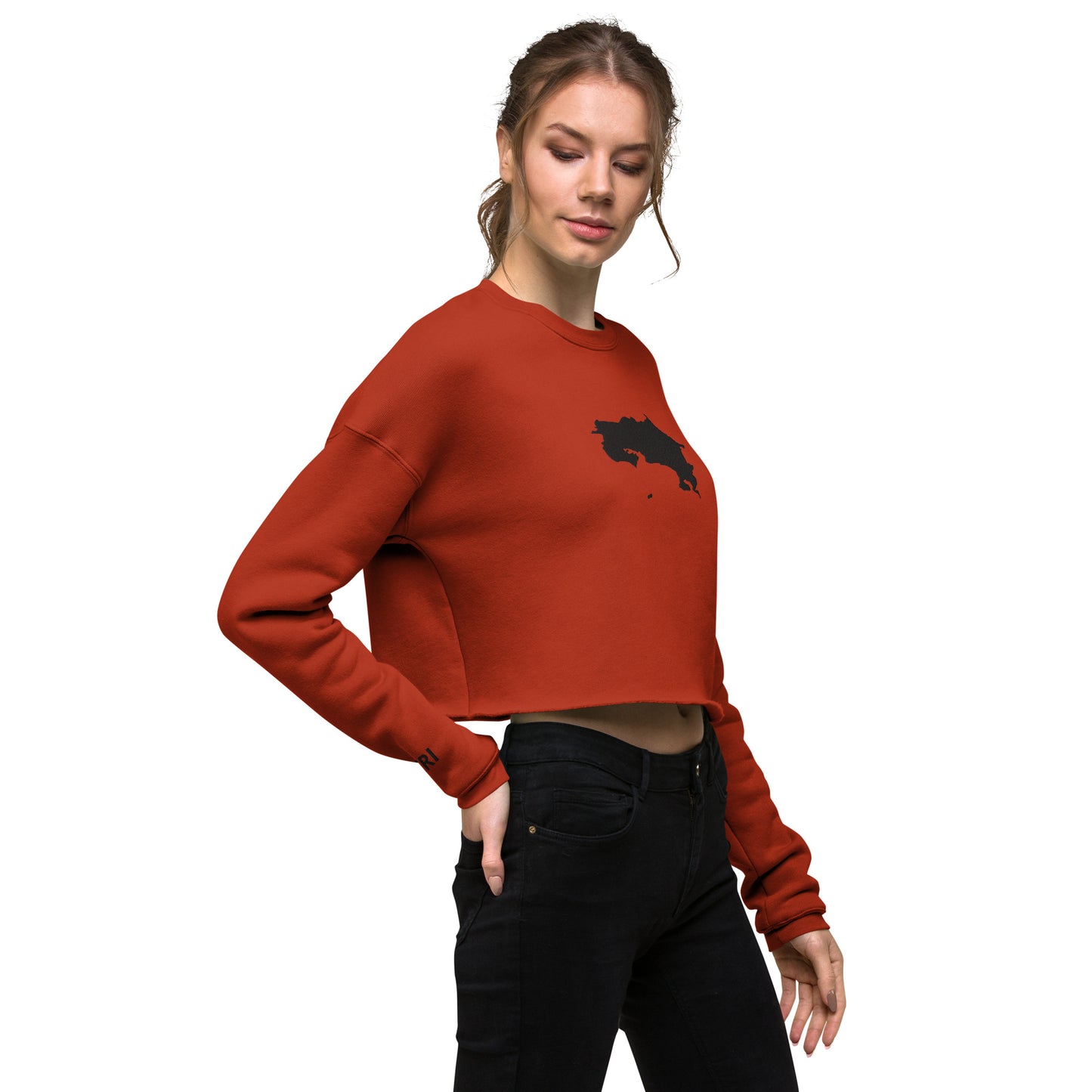Costa Rica Crop Sweatshirt (Embroidered)