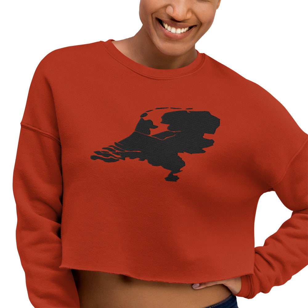 Netherlands Crop Sweatshirt (Embroidered)