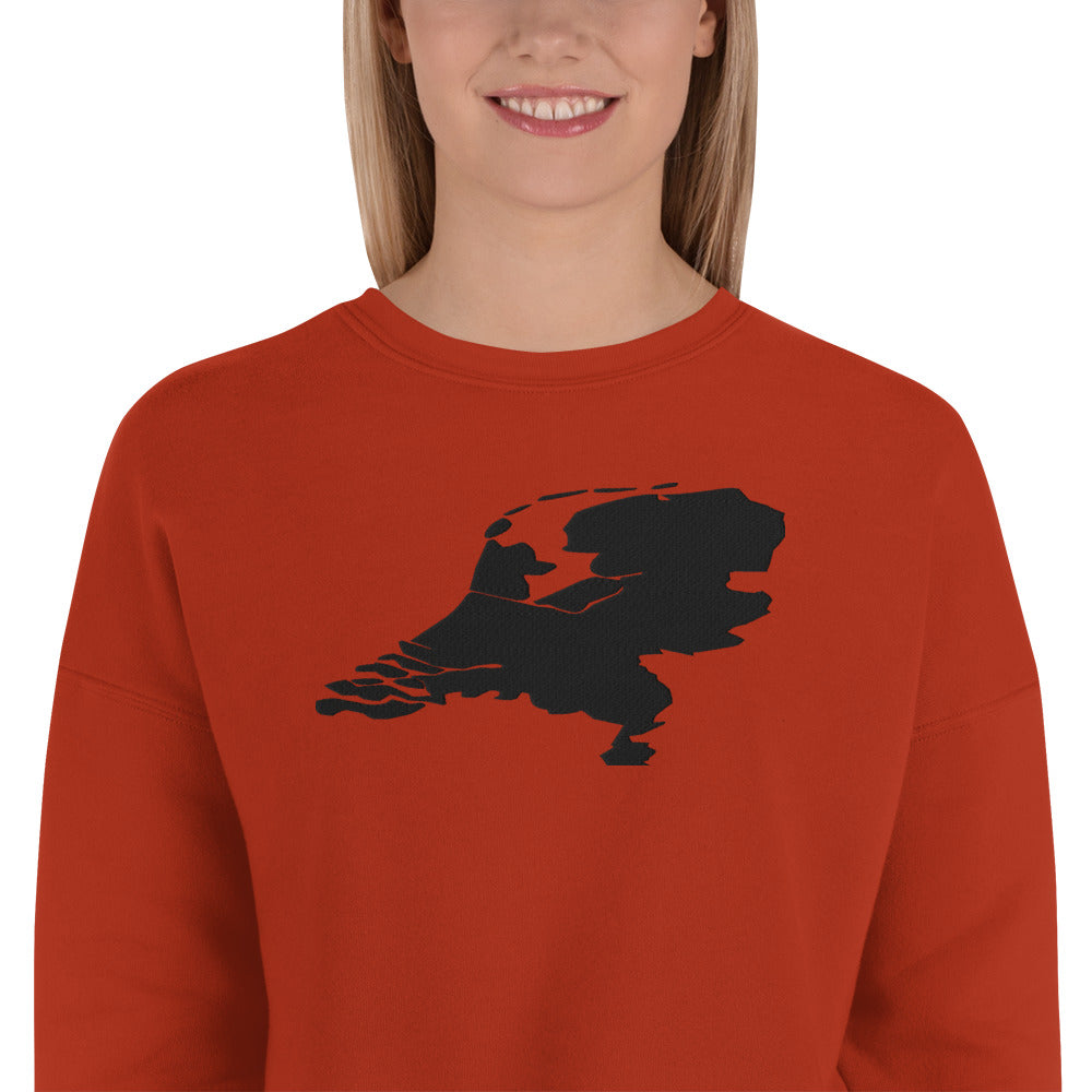 Netherlands Crop Sweatshirt (Embroidered)