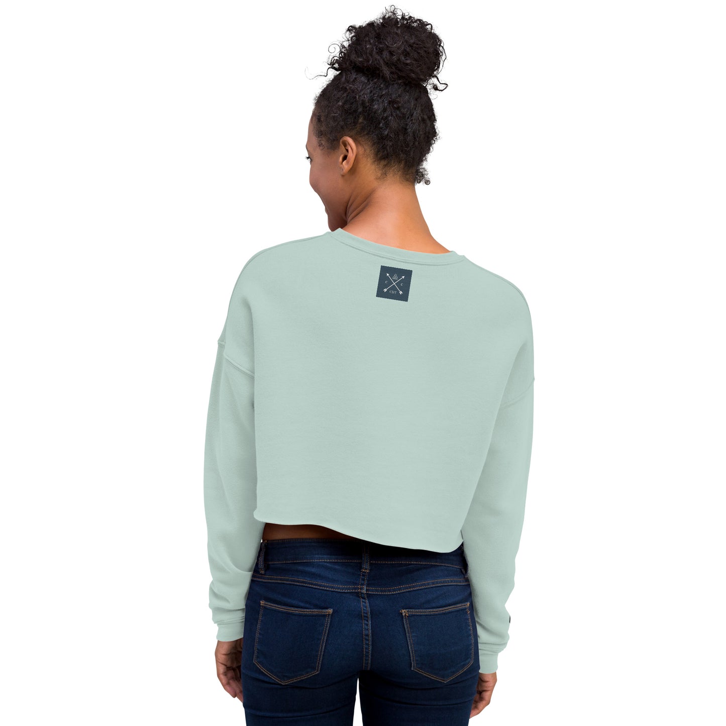United States of America Crop Sweatshirt (Embroidered)