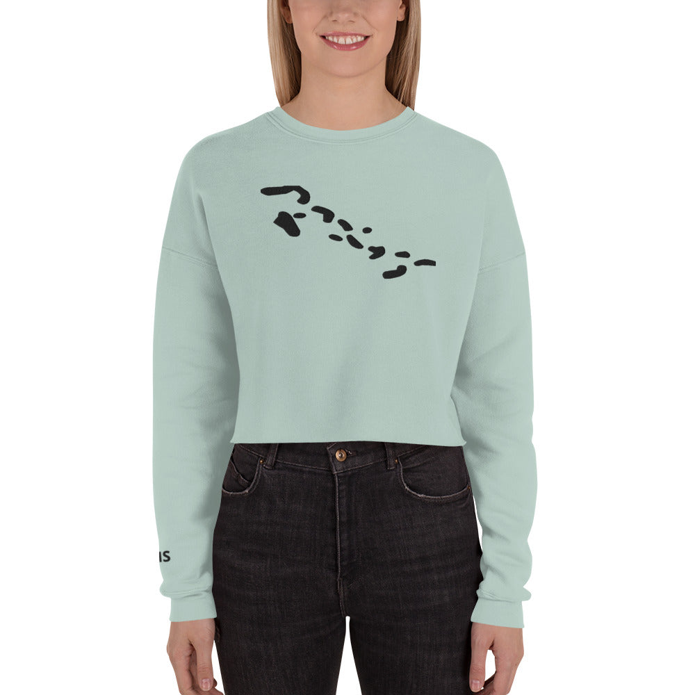 Bahamas Crop Sweatshirt (Embroidered)