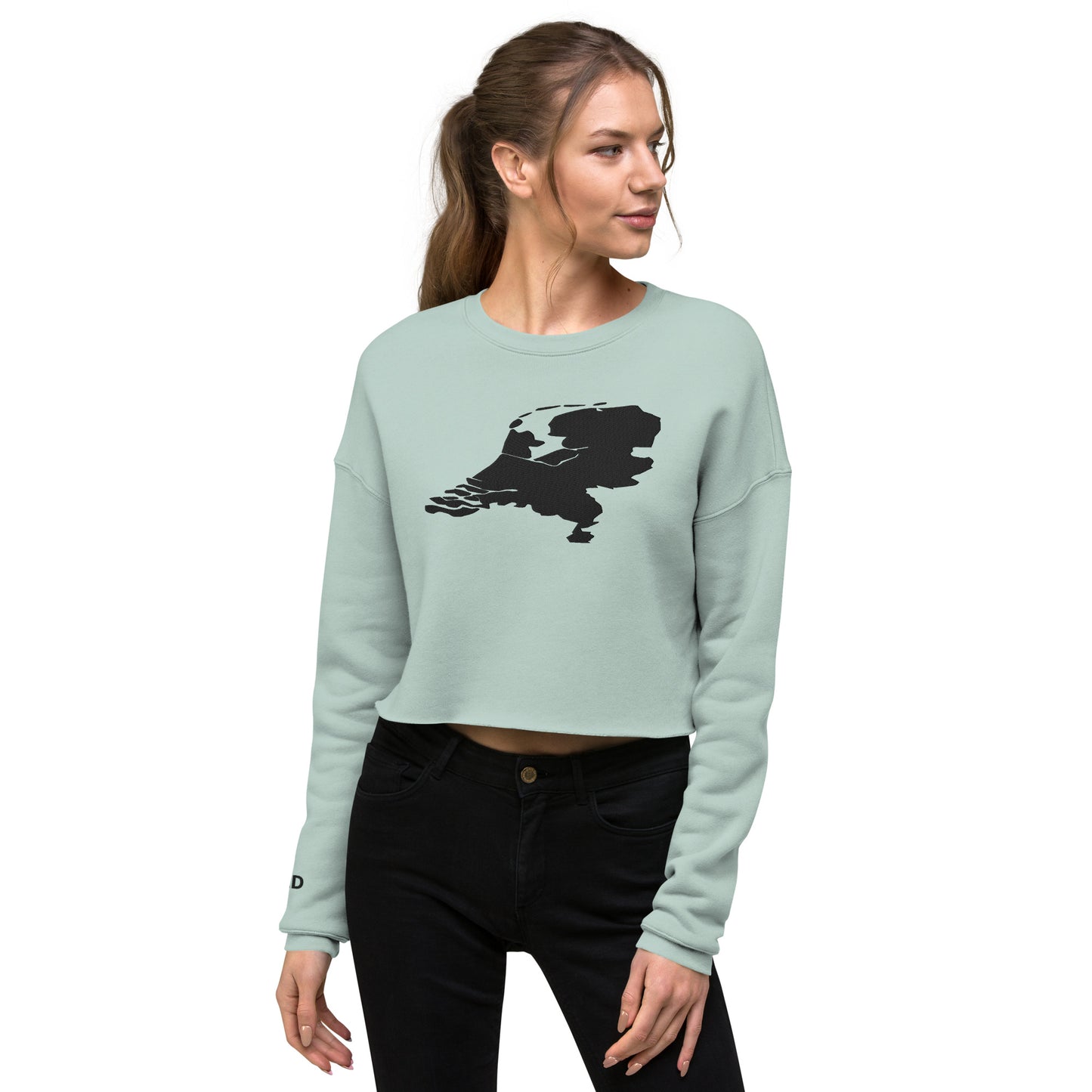Netherlands Crop Sweatshirt (Embroidered)