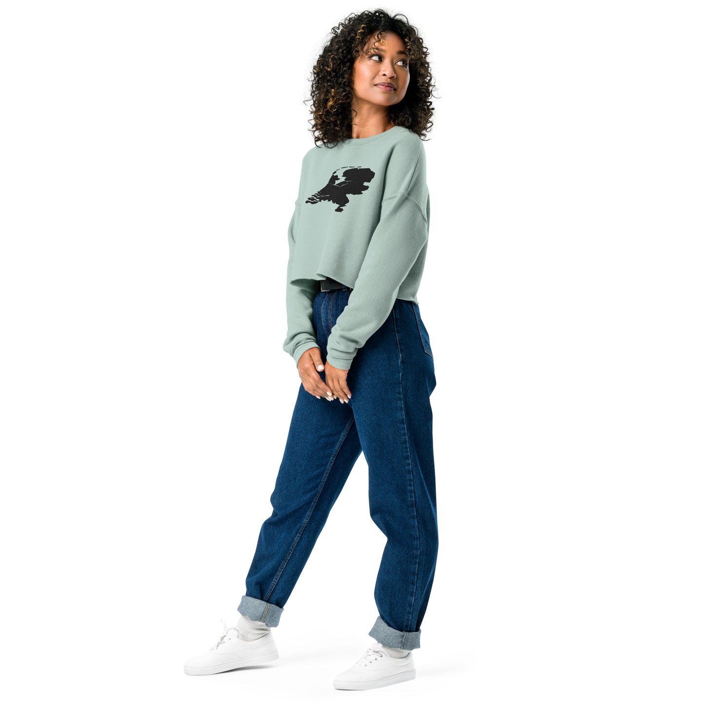 Netherlands Crop Sweatshirt (Embroidered)