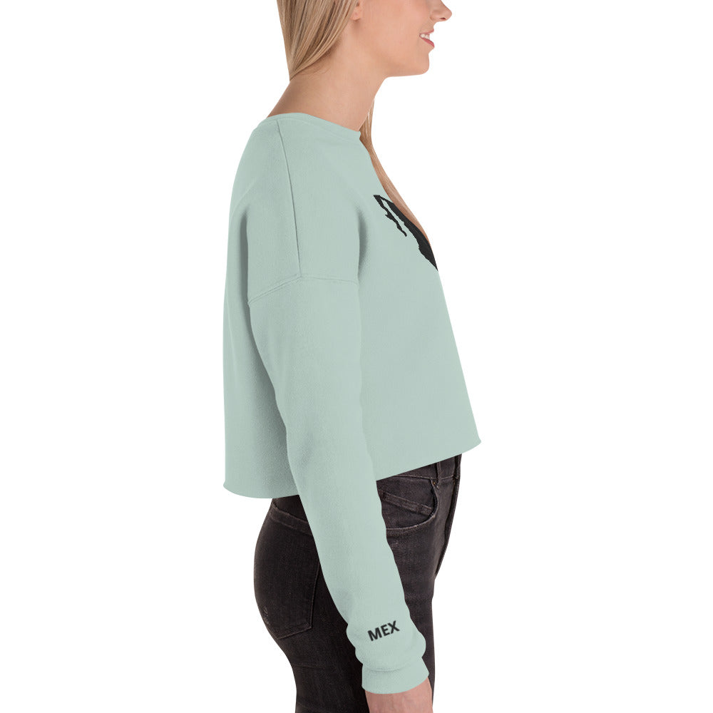 Mexico Crop Sweatshirt (Embroidered)