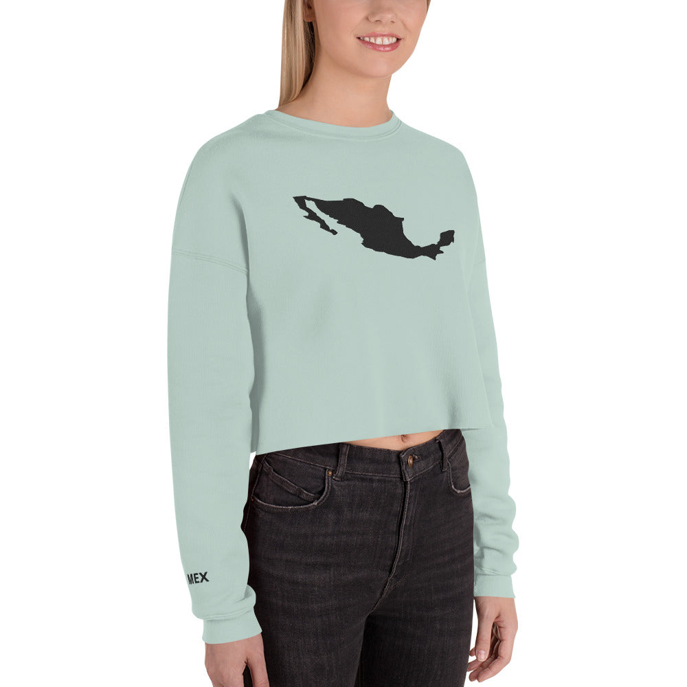Mexico Crop Sweatshirt (Embroidered)
