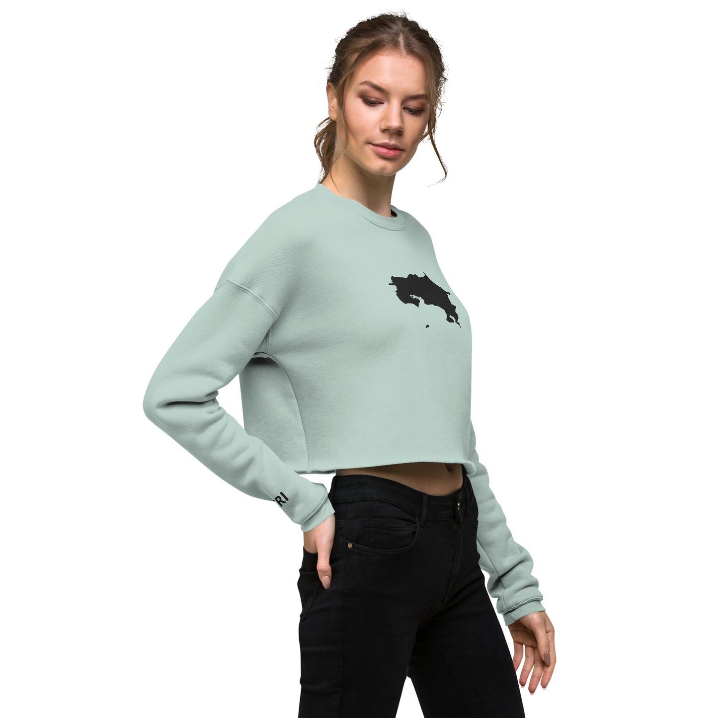 Costa Rica Crop Sweatshirt (Embroidered)