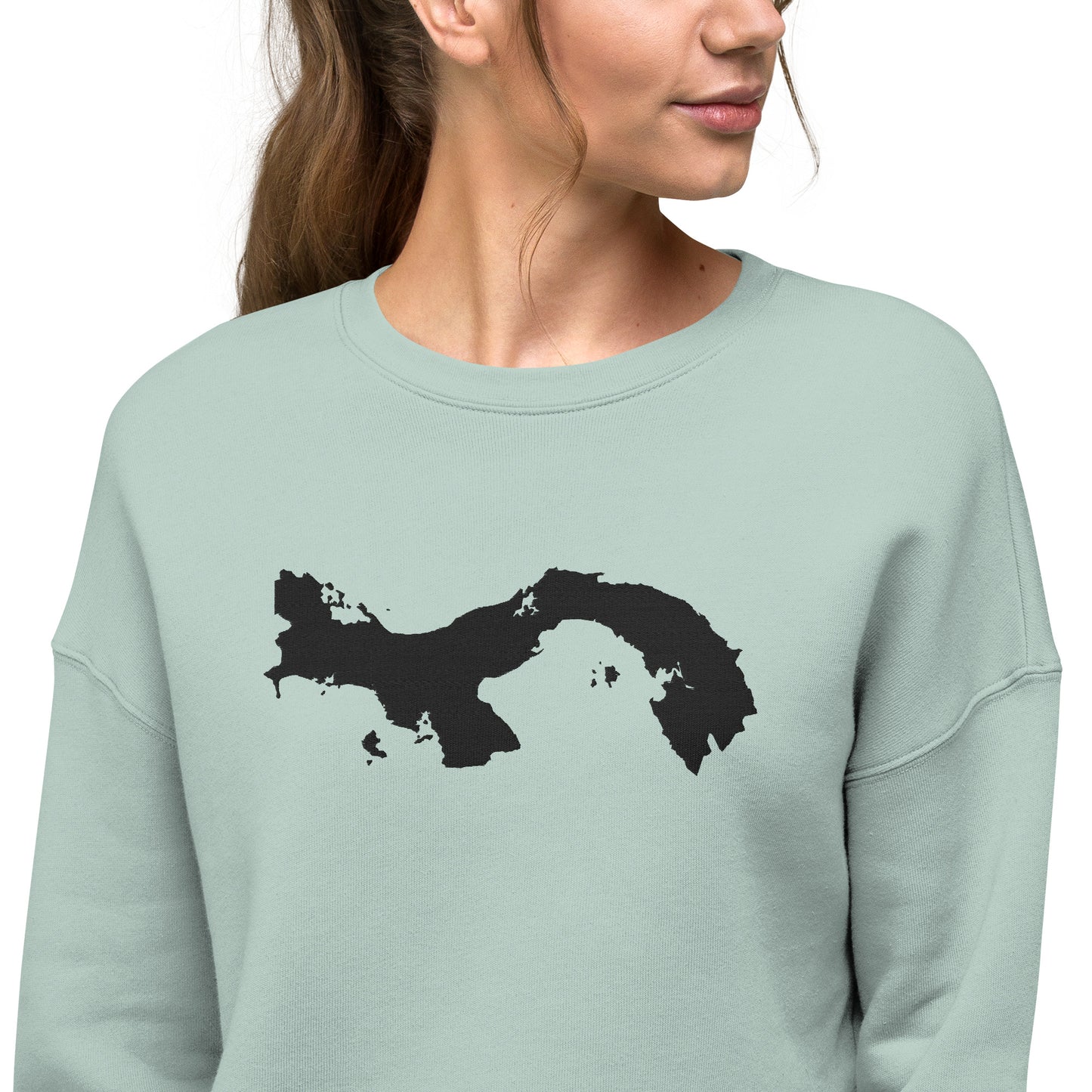 Panama Crop Sweatshirt (Embroidered)