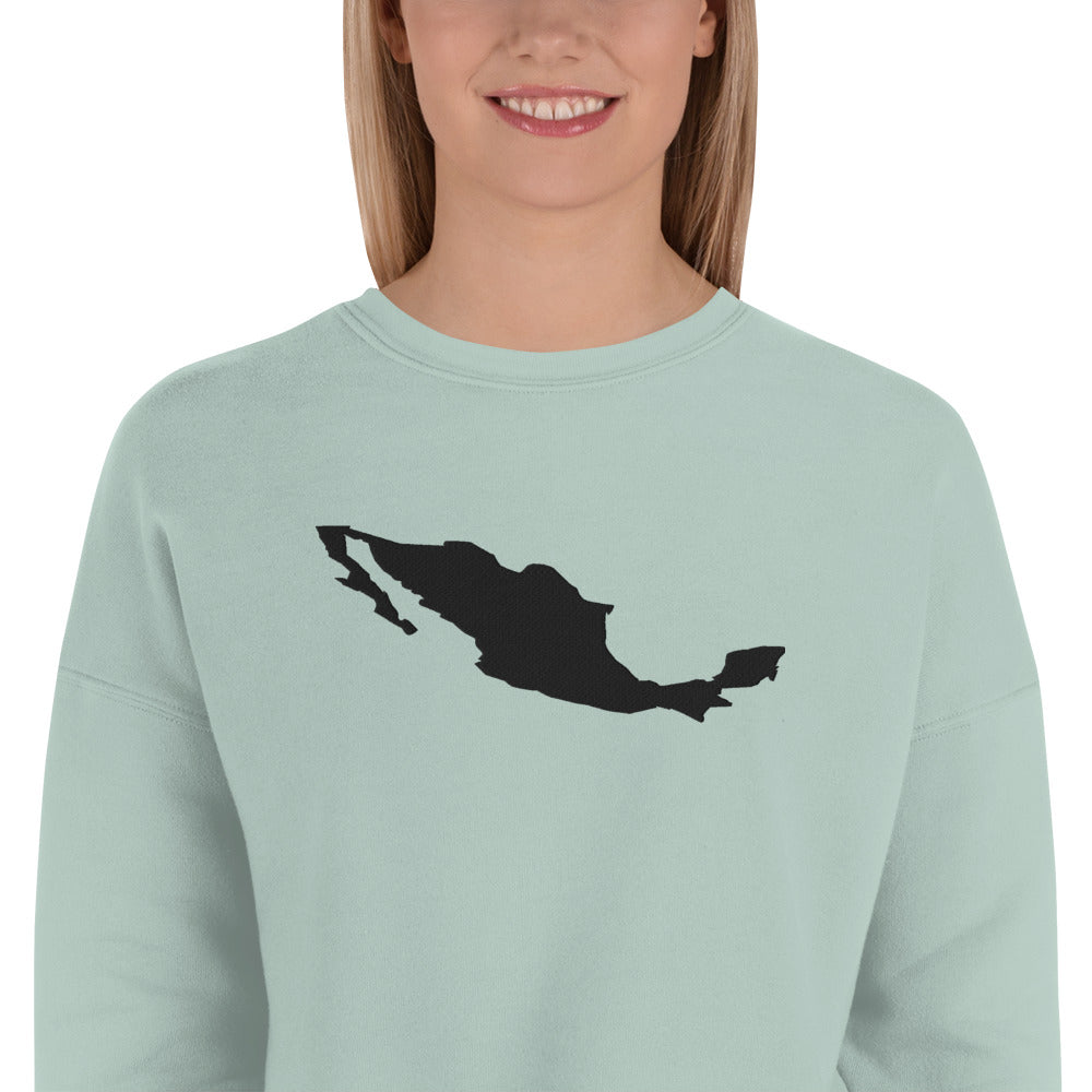 Mexico Crop Sweatshirt (Embroidered)