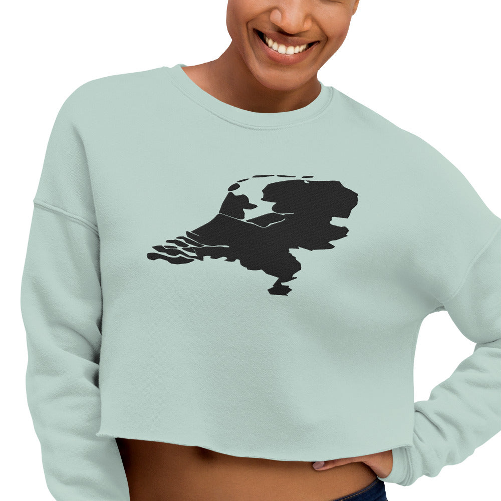 Netherlands Crop Sweatshirt (Embroidered)