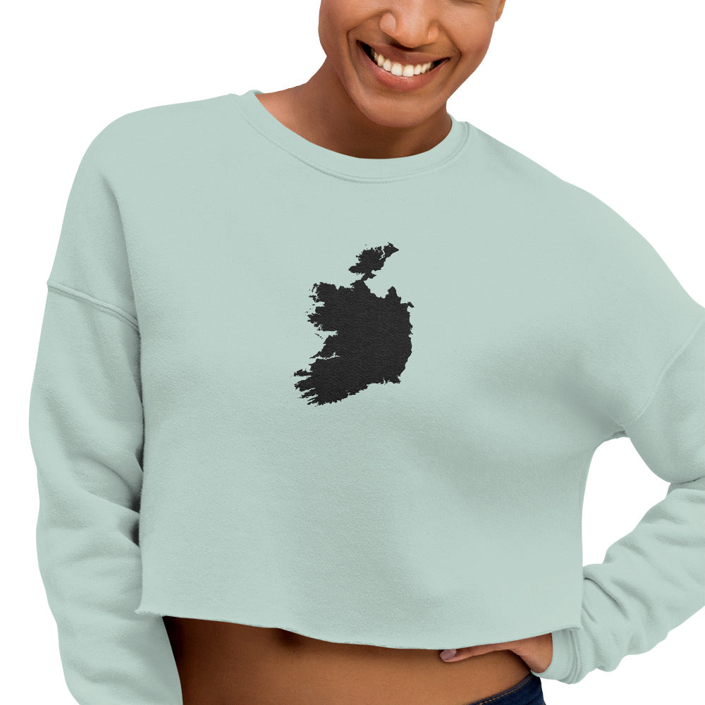 Ireland Crop Sweatshirt (Embroidered)