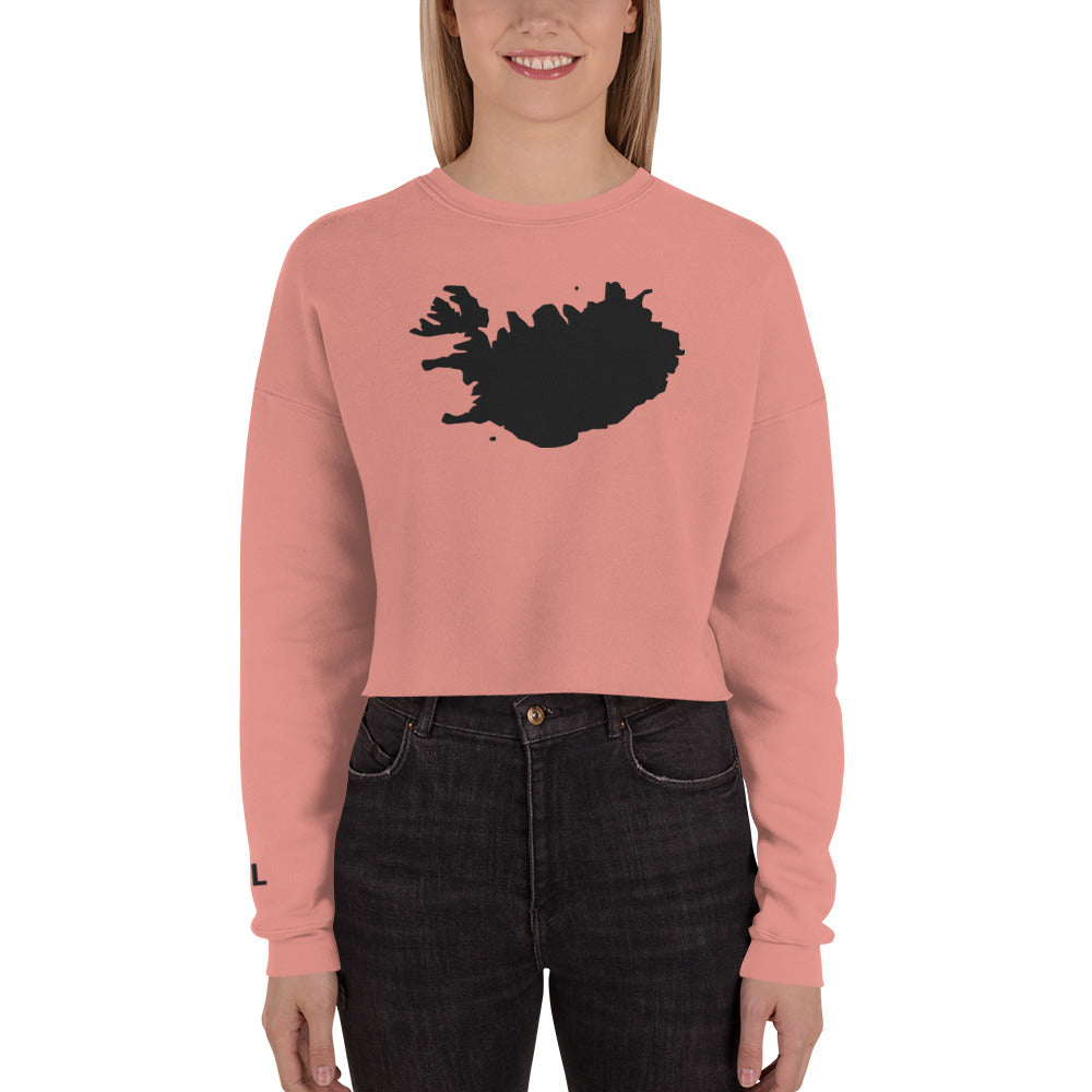 Iceland Crop Sweatshirt (Embroidered)