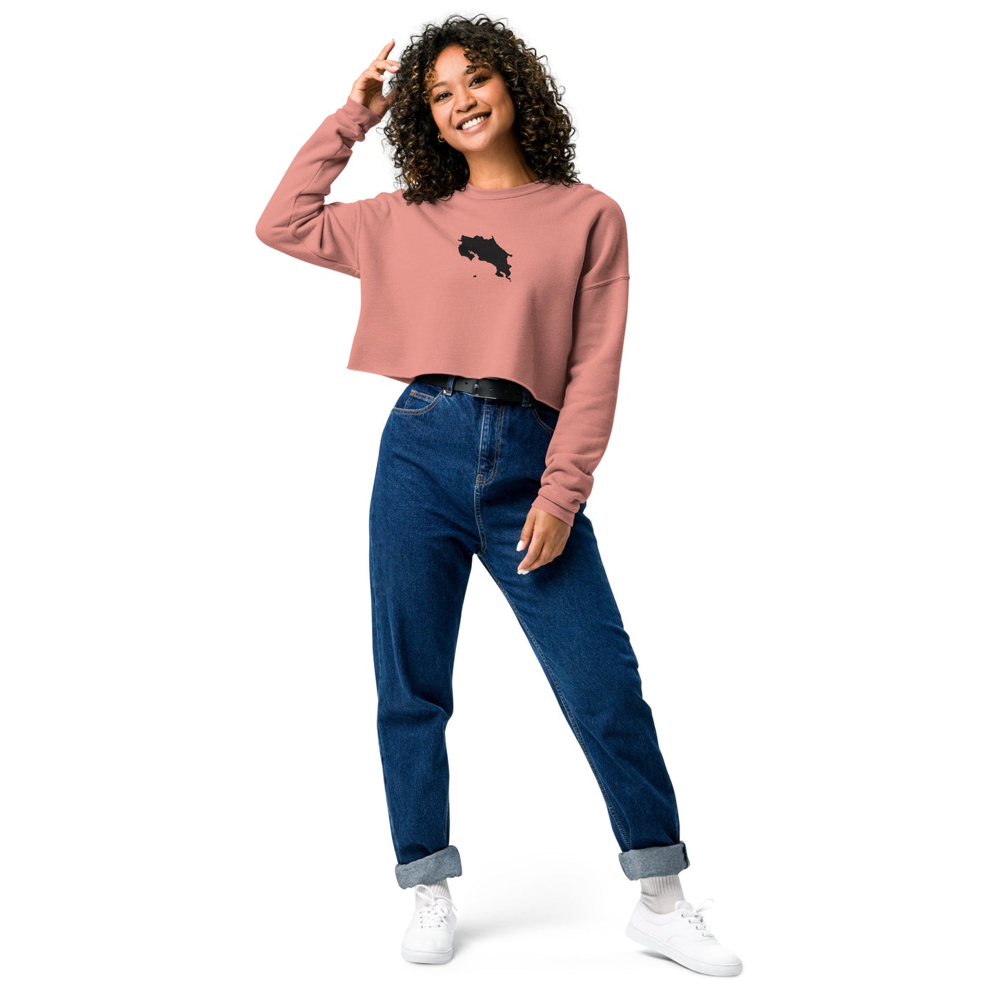 Costa Rica Crop Sweatshirt (Embroidered)