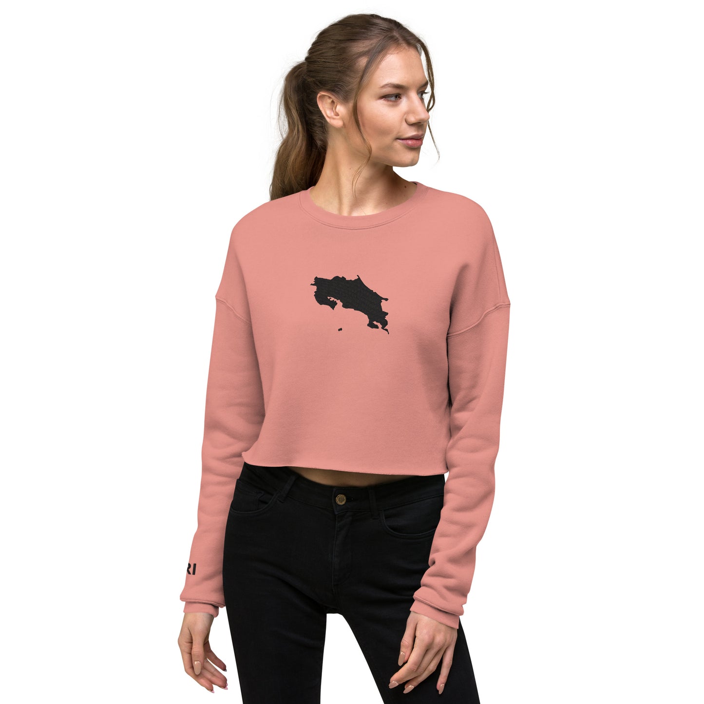 Costa Rica Crop Sweatshirt (Embroidered)