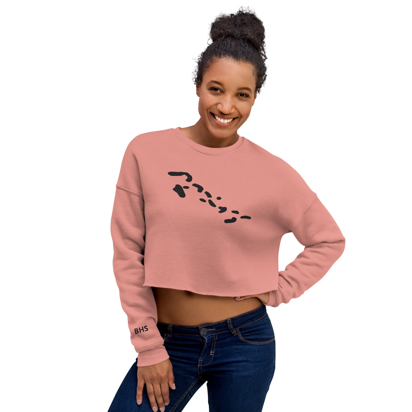 Bahamas Crop Sweatshirt (Embroidered)