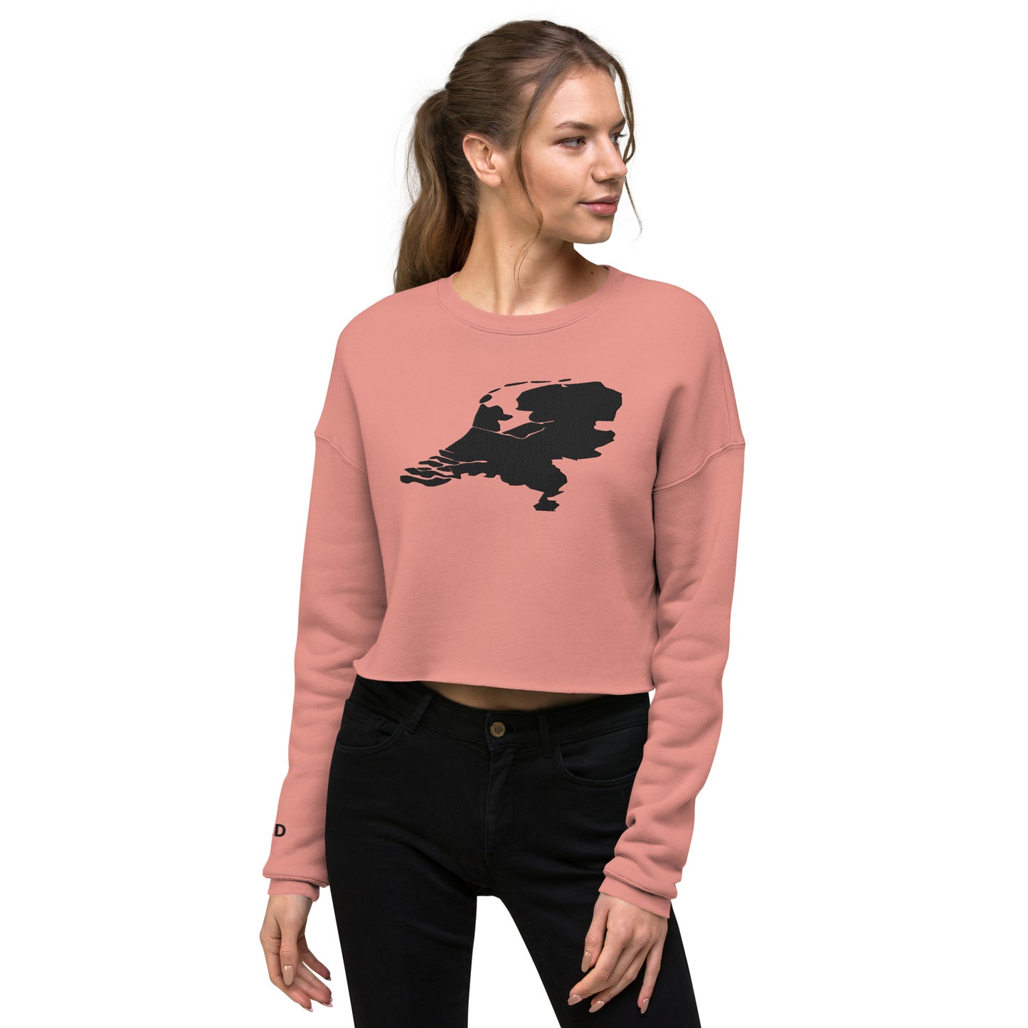 Netherlands Crop Sweatshirt (Embroidered)
