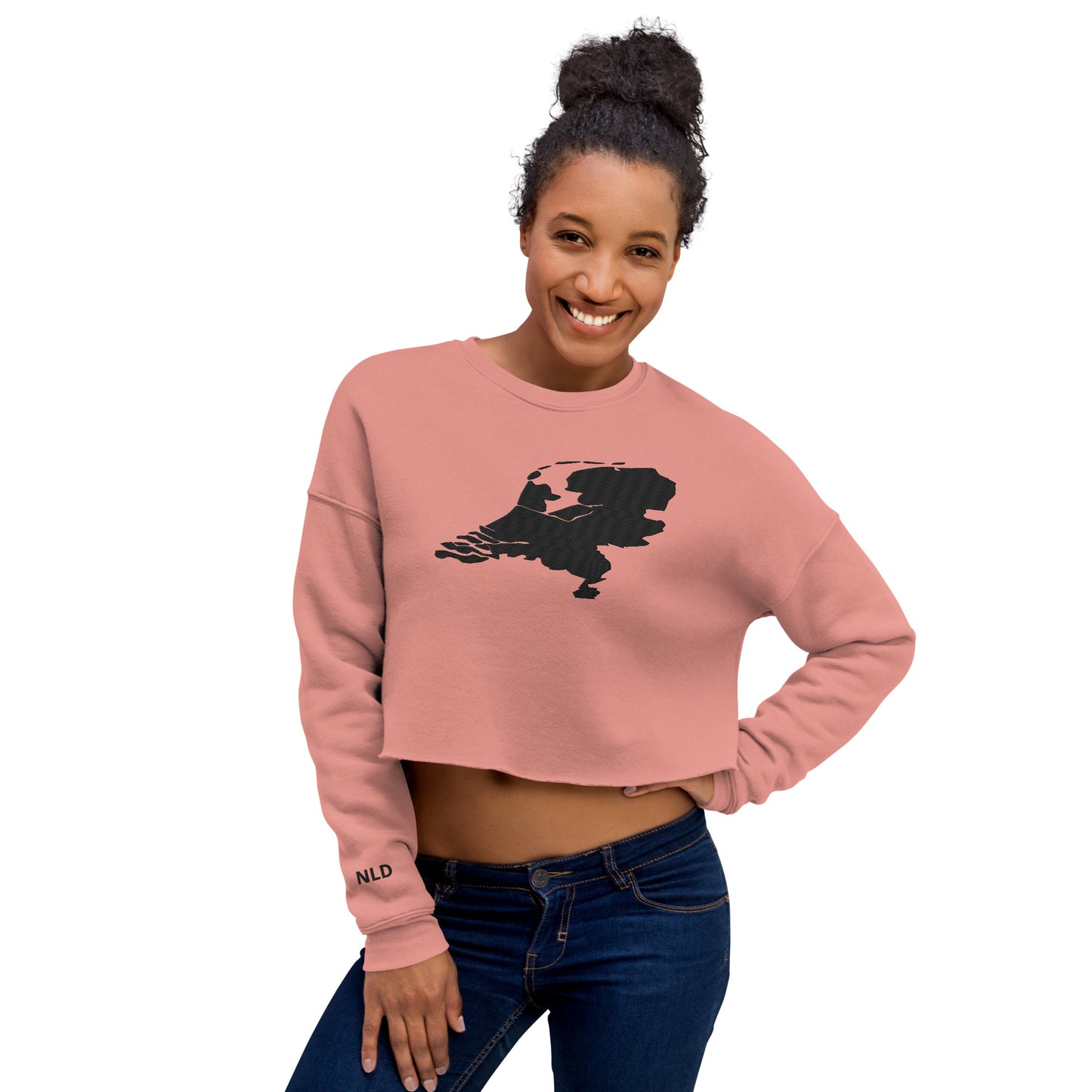 Netherlands Crop Sweatshirt (Embroidered)