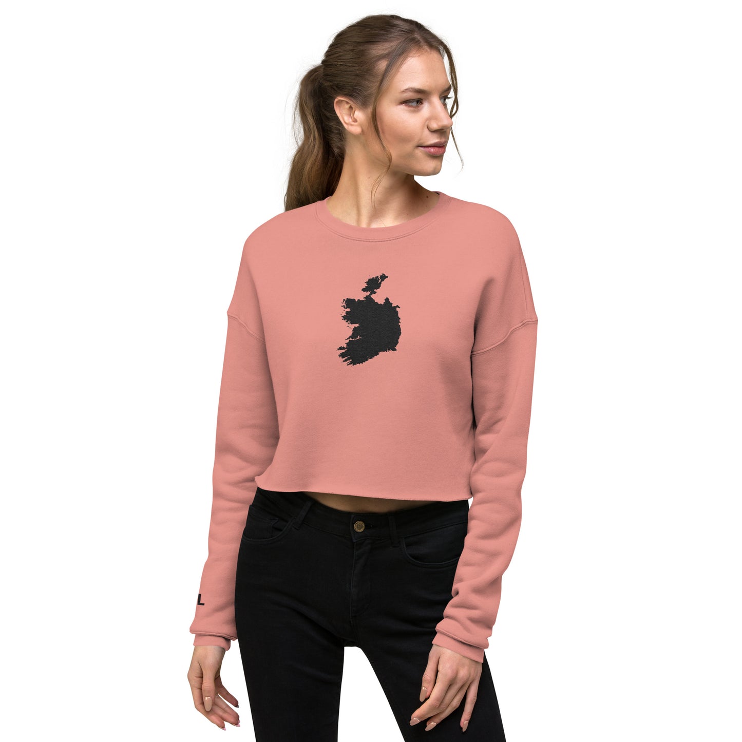 Ireland Crop Sweatshirt (Embroidered)