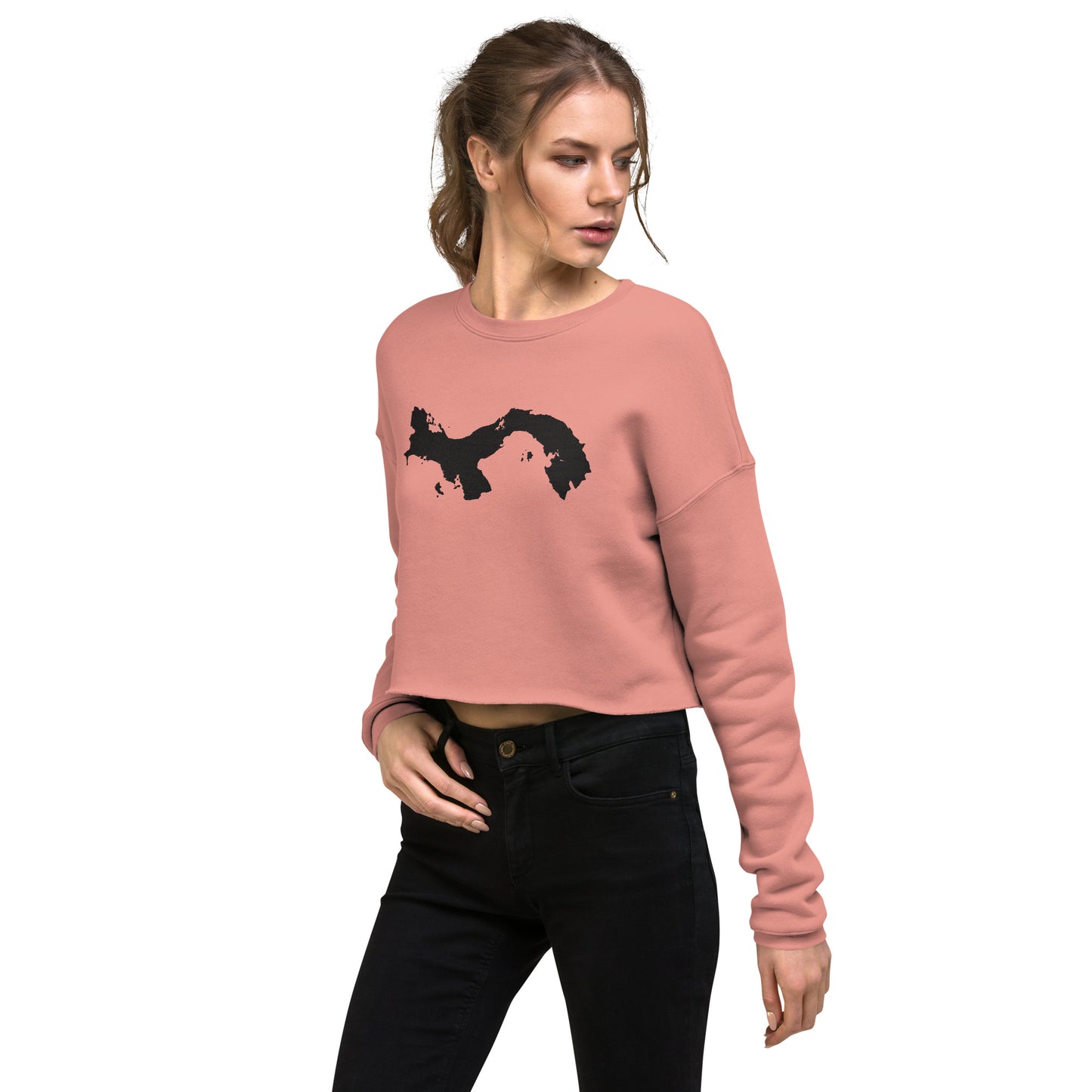 Panama Crop Sweatshirt (Embroidered)