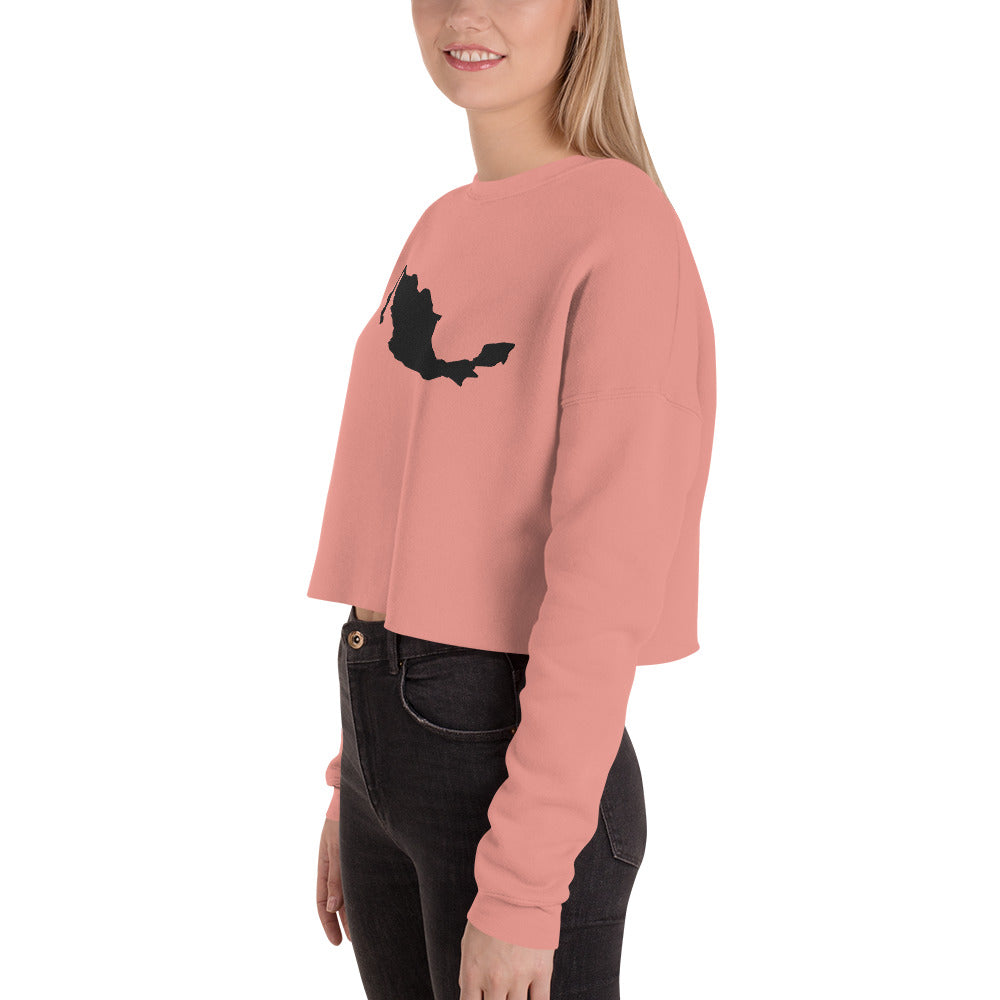 Mexico Crop Sweatshirt (Embroidered)