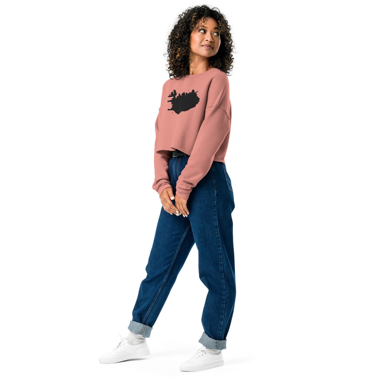 Iceland Crop Sweatshirt (Embroidered)