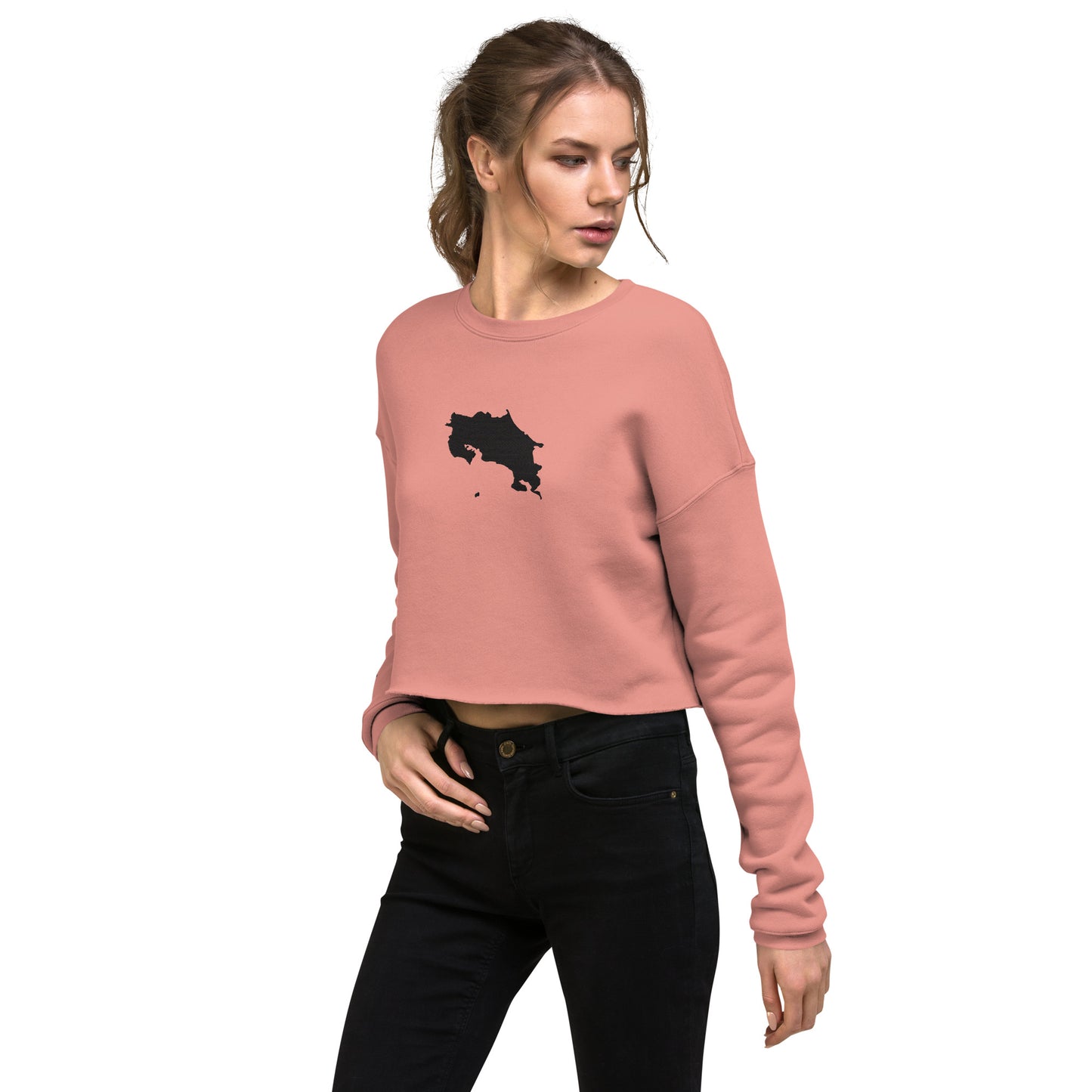 Costa Rica Crop Sweatshirt (Embroidered)