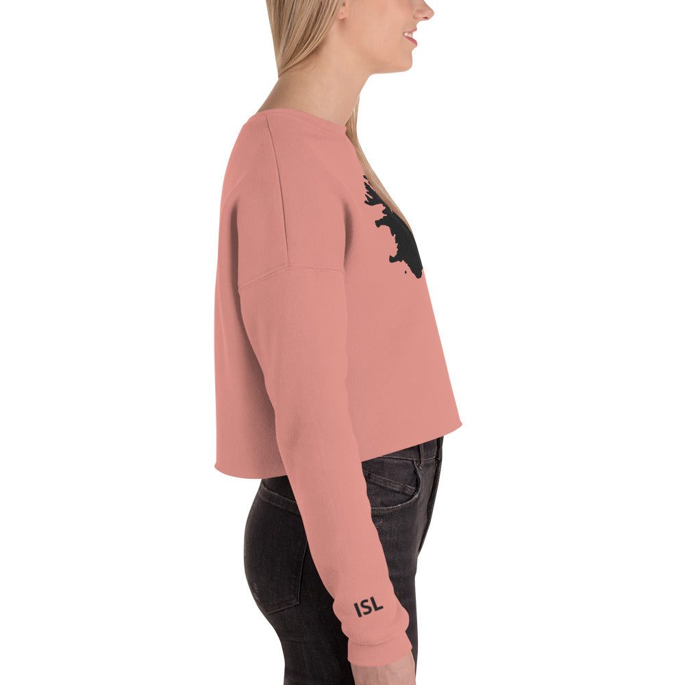 Iceland Crop Sweatshirt (Embroidered)