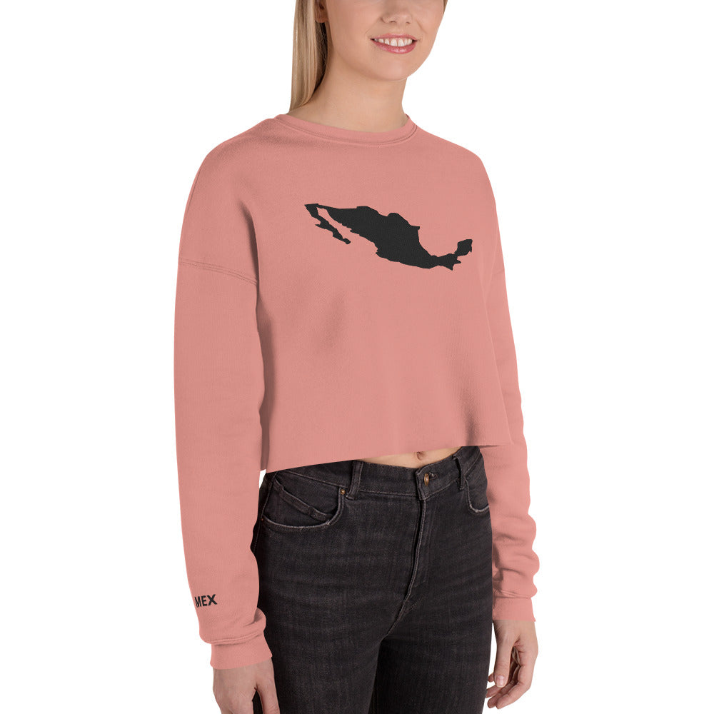 Mexico Crop Sweatshirt (Embroidered)