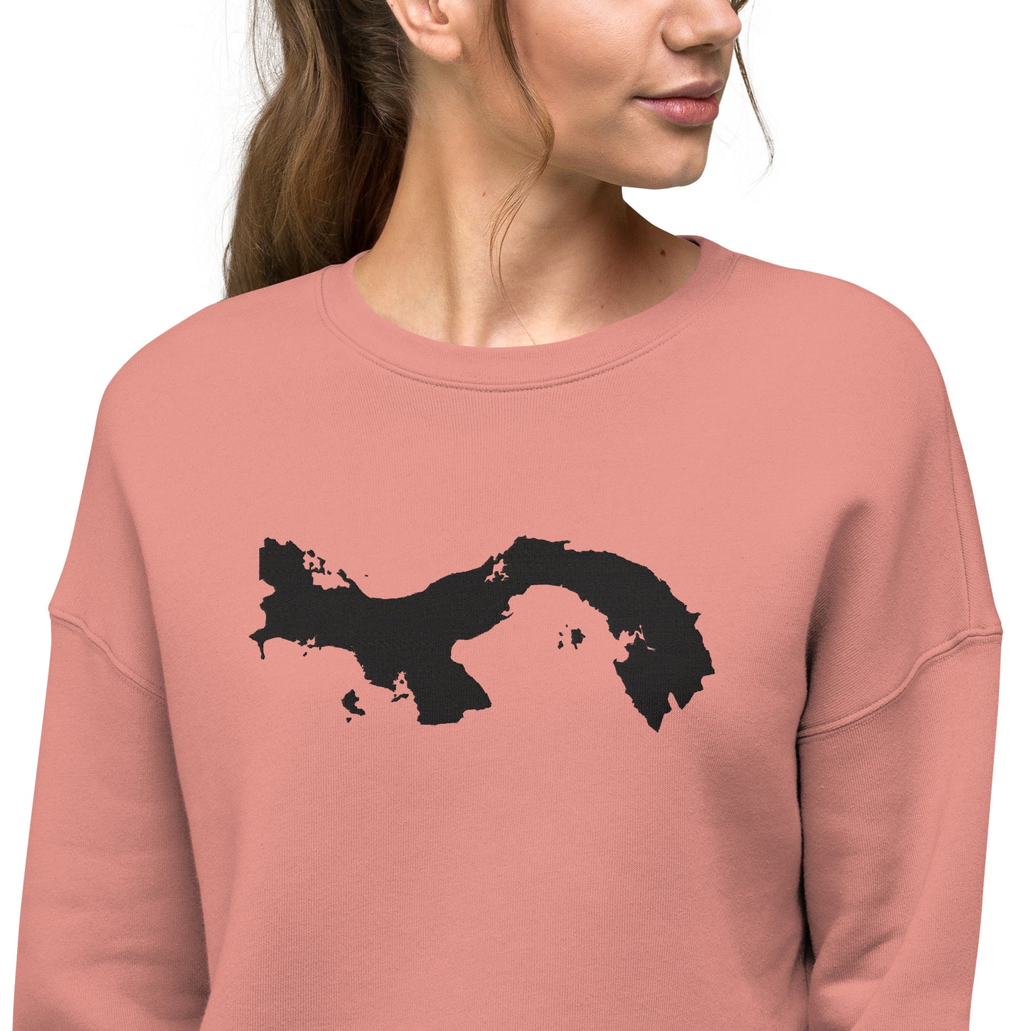 Panama Crop Sweatshirt (Embroidered)