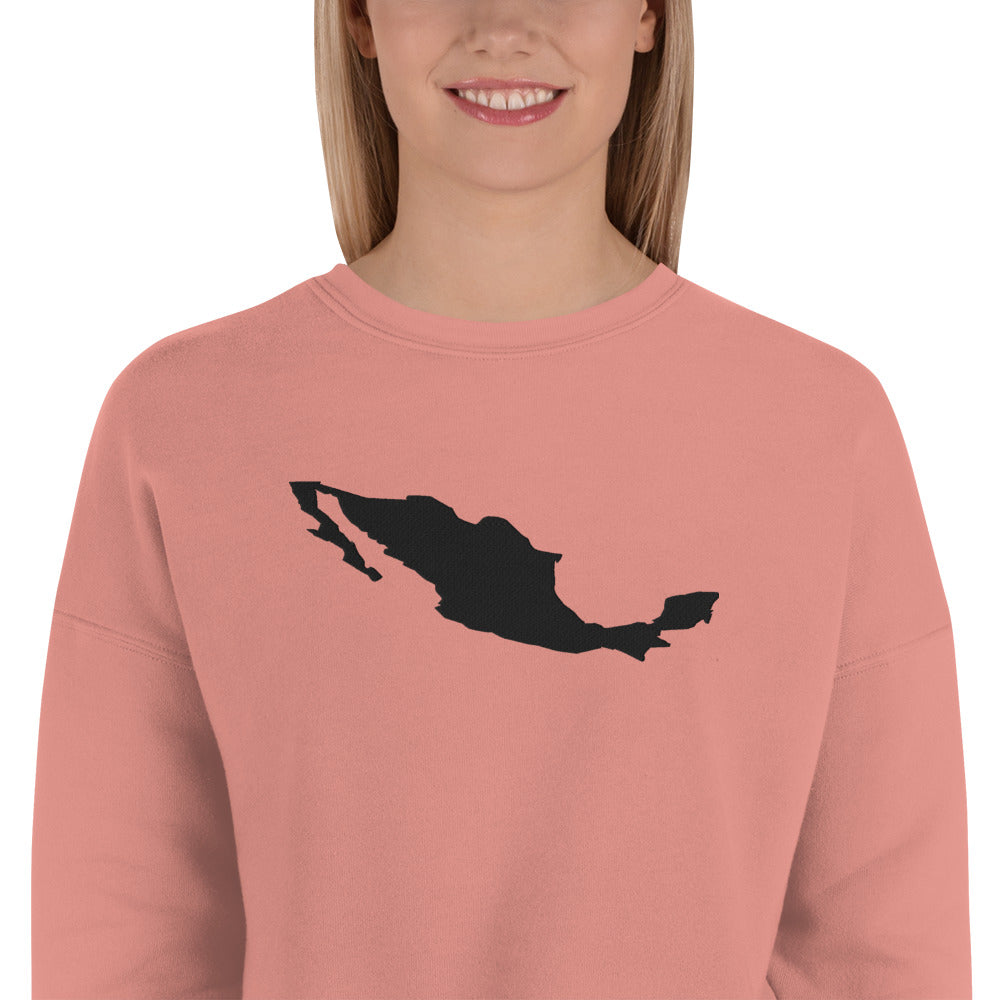 Mexico Crop Sweatshirt (Embroidered)