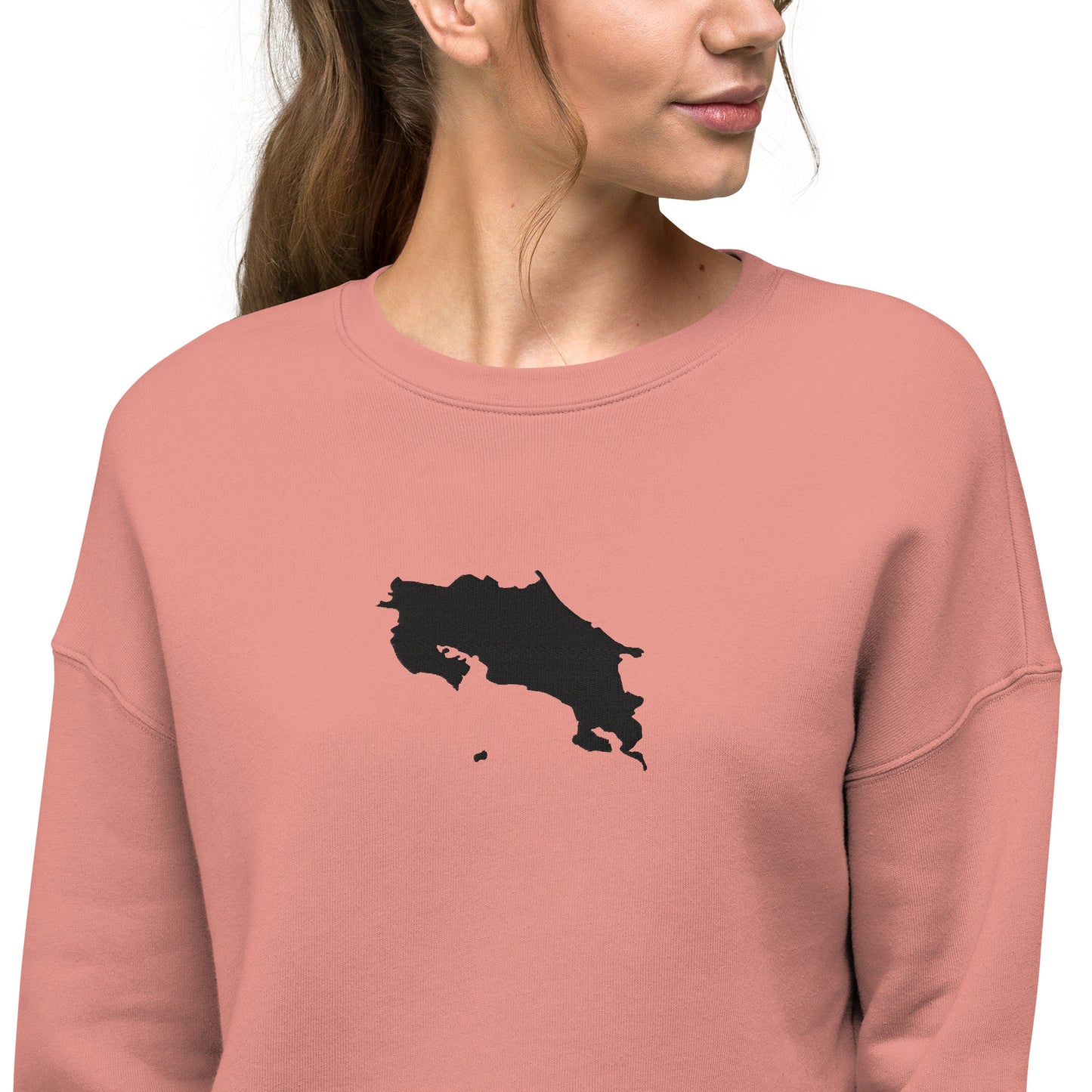 Costa Rica Crop Sweatshirt (Embroidered)