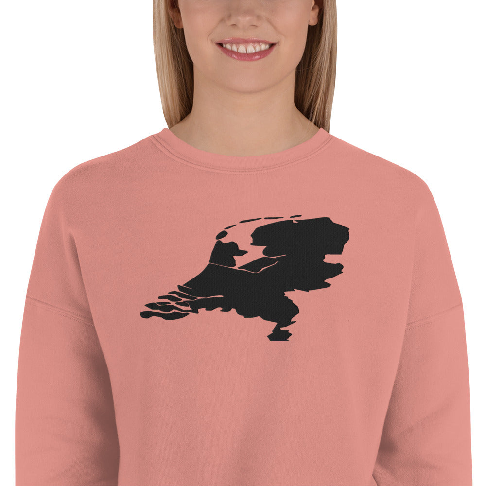 Netherlands Crop Sweatshirt (Embroidered)