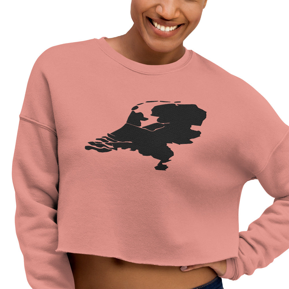 Netherlands Crop Sweatshirt (Embroidered)