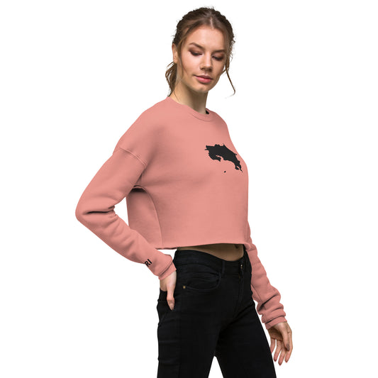 Costa Rica Crop Sweatshirt (Embroidered)